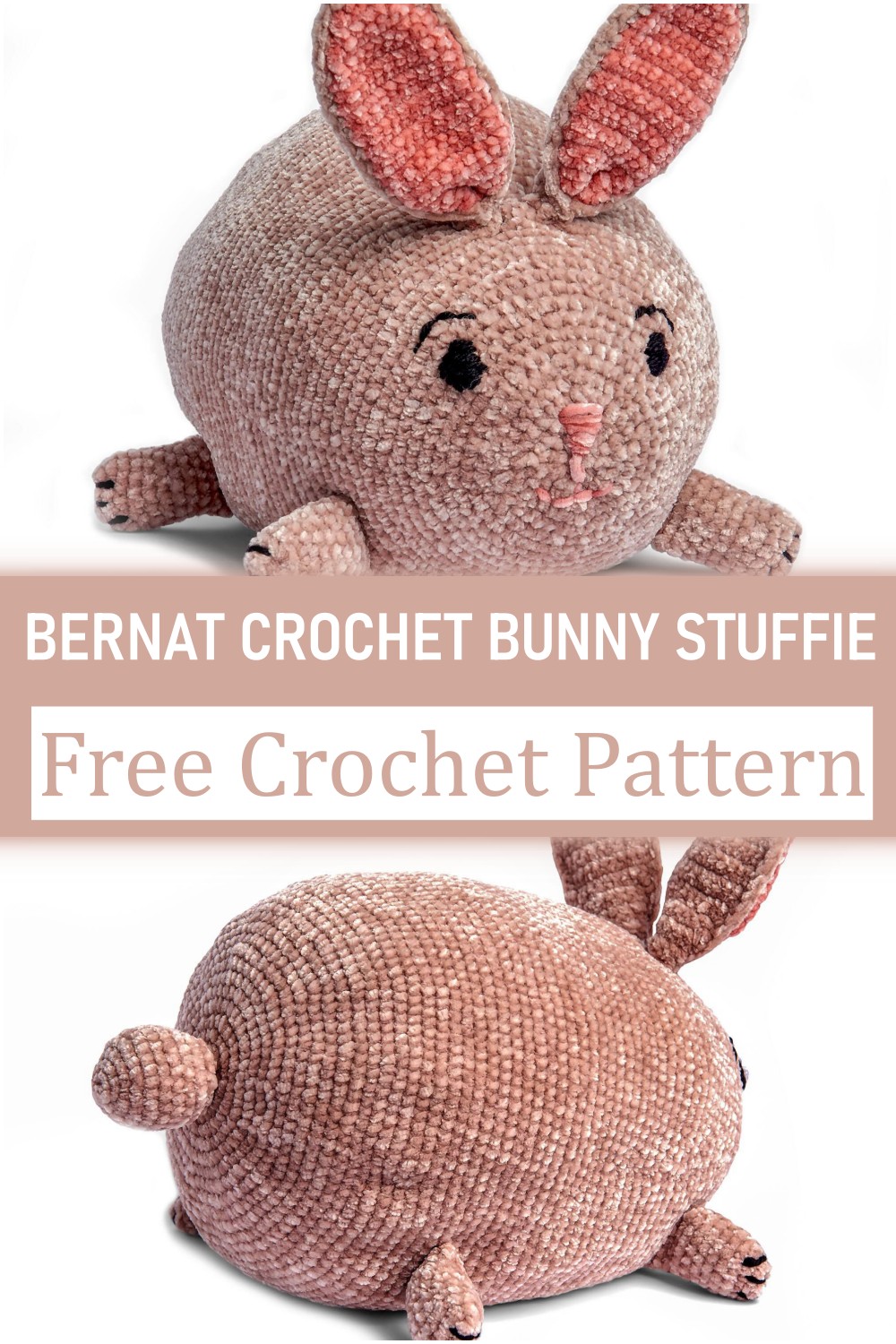 Beginner Free Crochet Bunny Stuffie Pattern