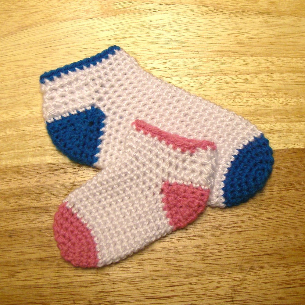 Baby/Child Crochet Socks