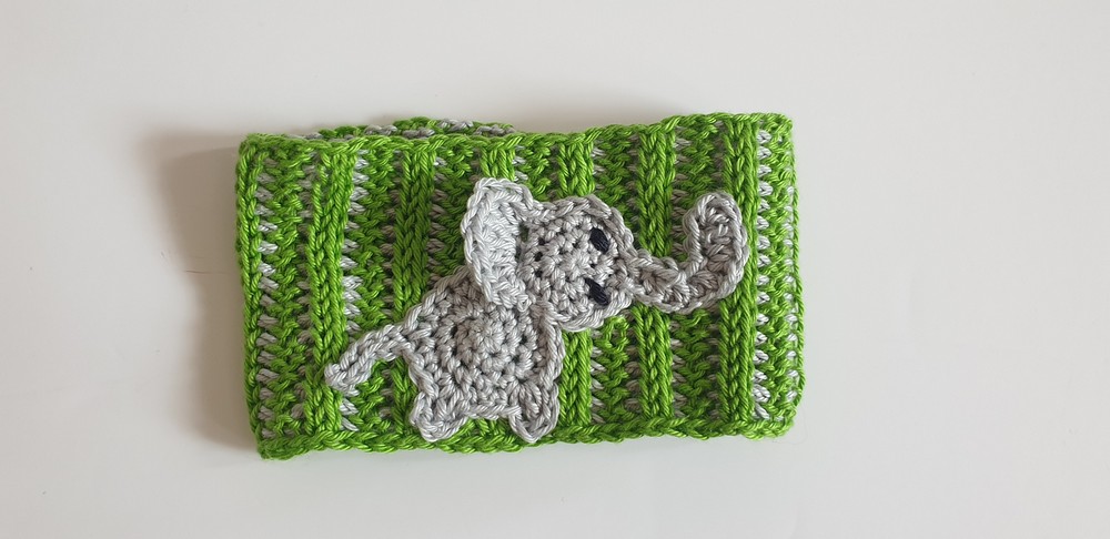 Crochet Elephant Cup Cozy