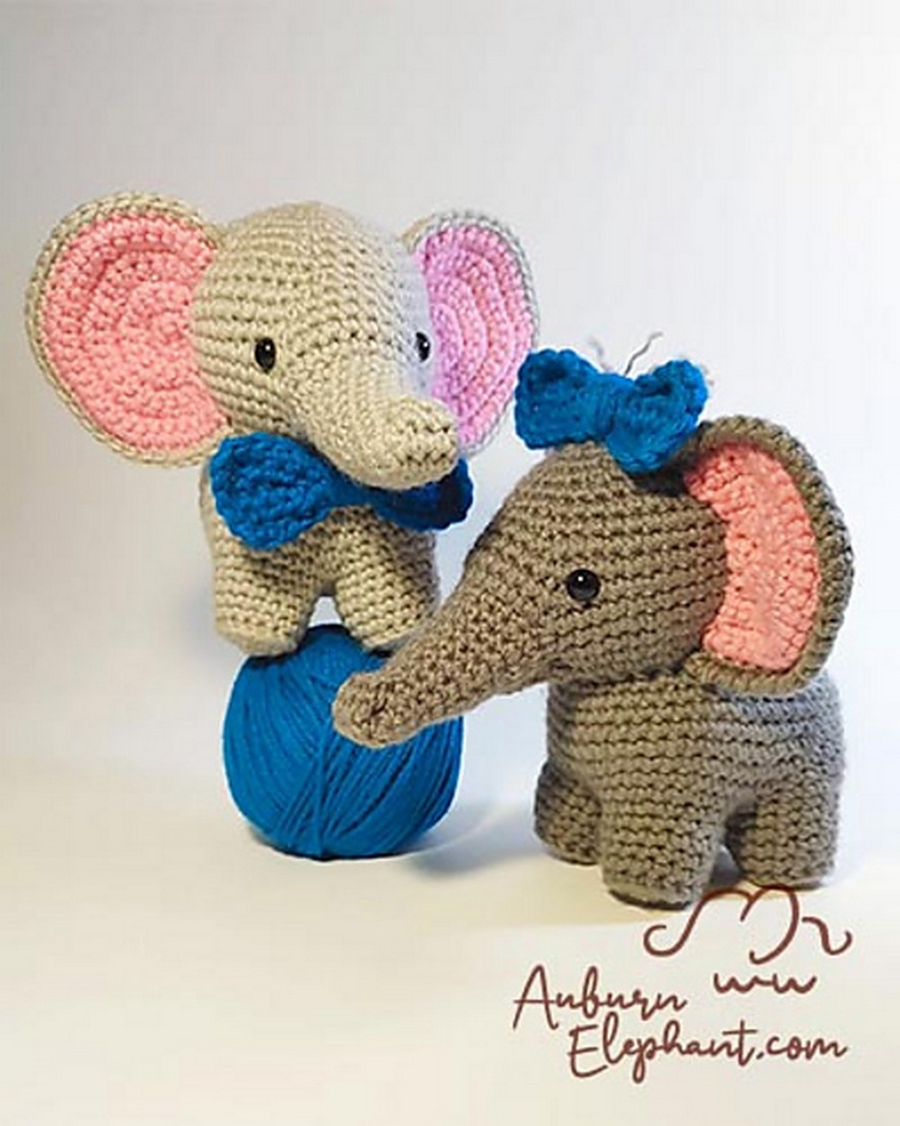 Crochet Elephant Plush