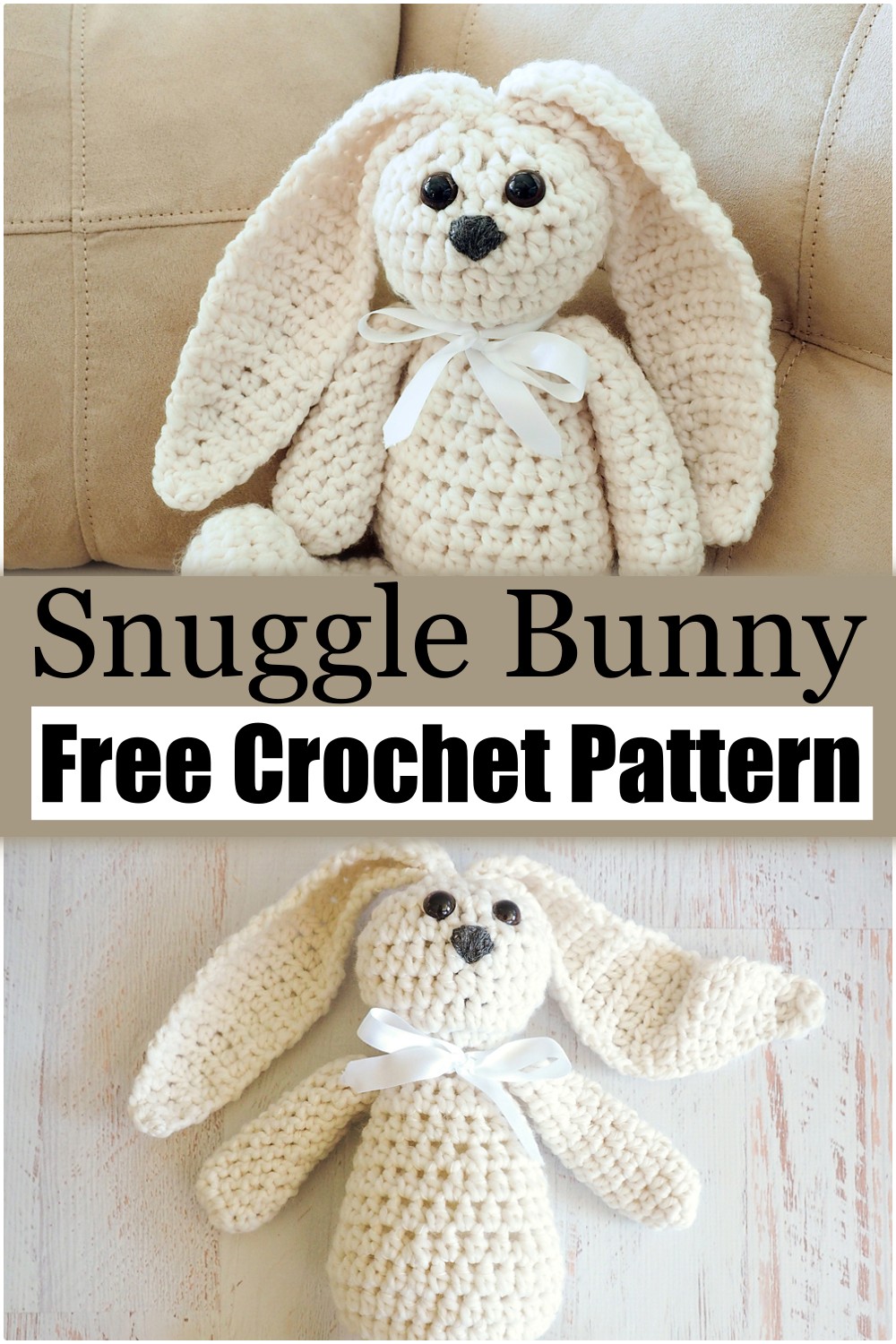 Free Crochet Bunny Pattern Large Toy