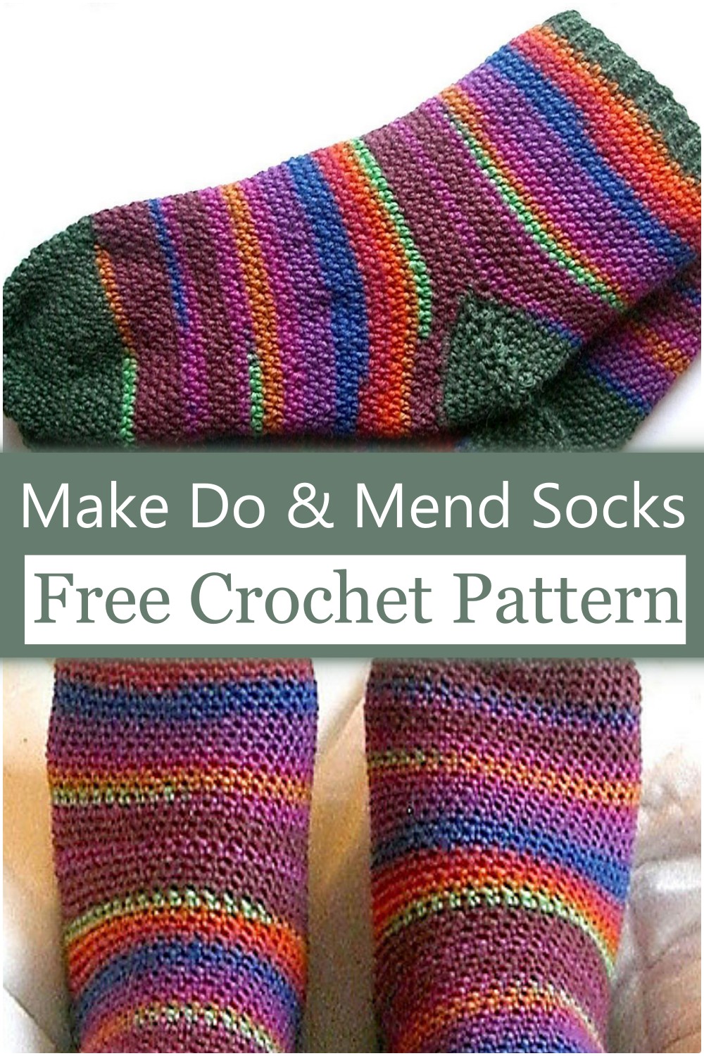 Make Do & Mend Crochet Socks