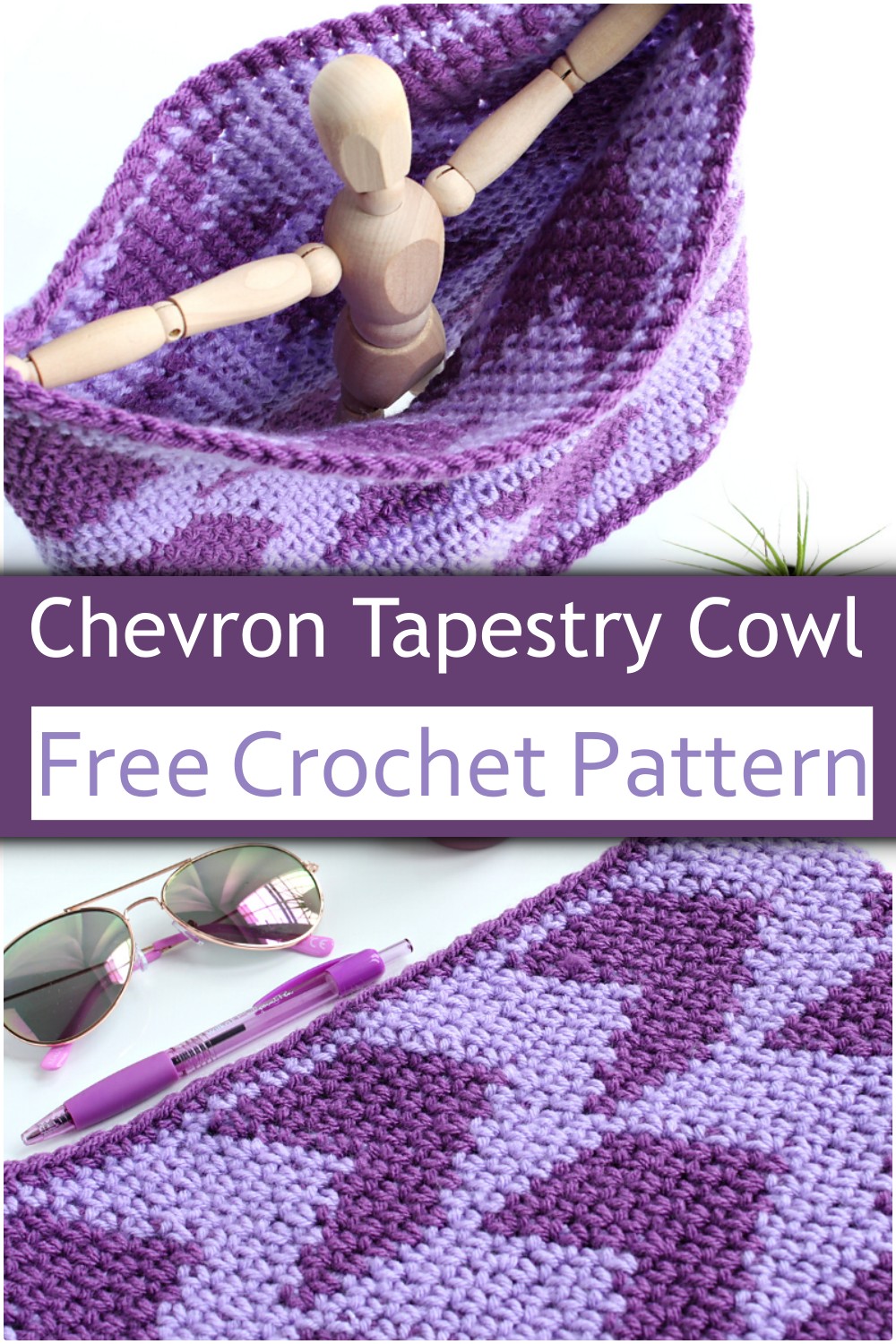 Chevron Tapestry Cowl Pattern