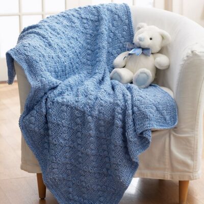 Crochet Textured Blanket 