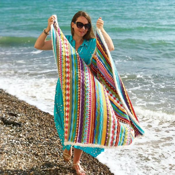 Seaside Stash Busting Blanket