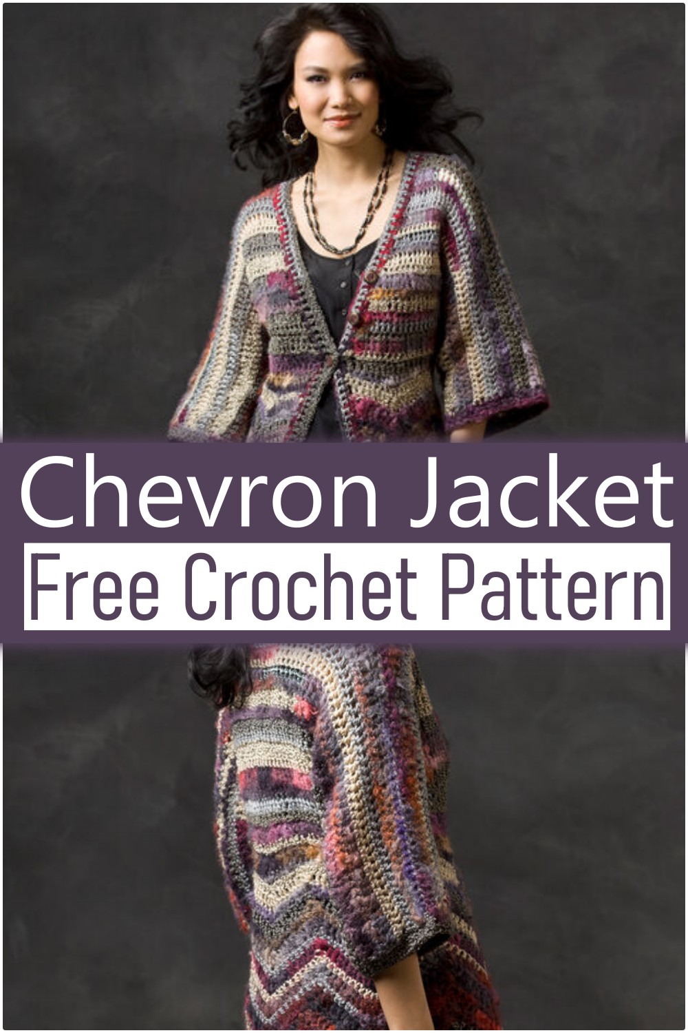 Crochet Chevron Jacket
