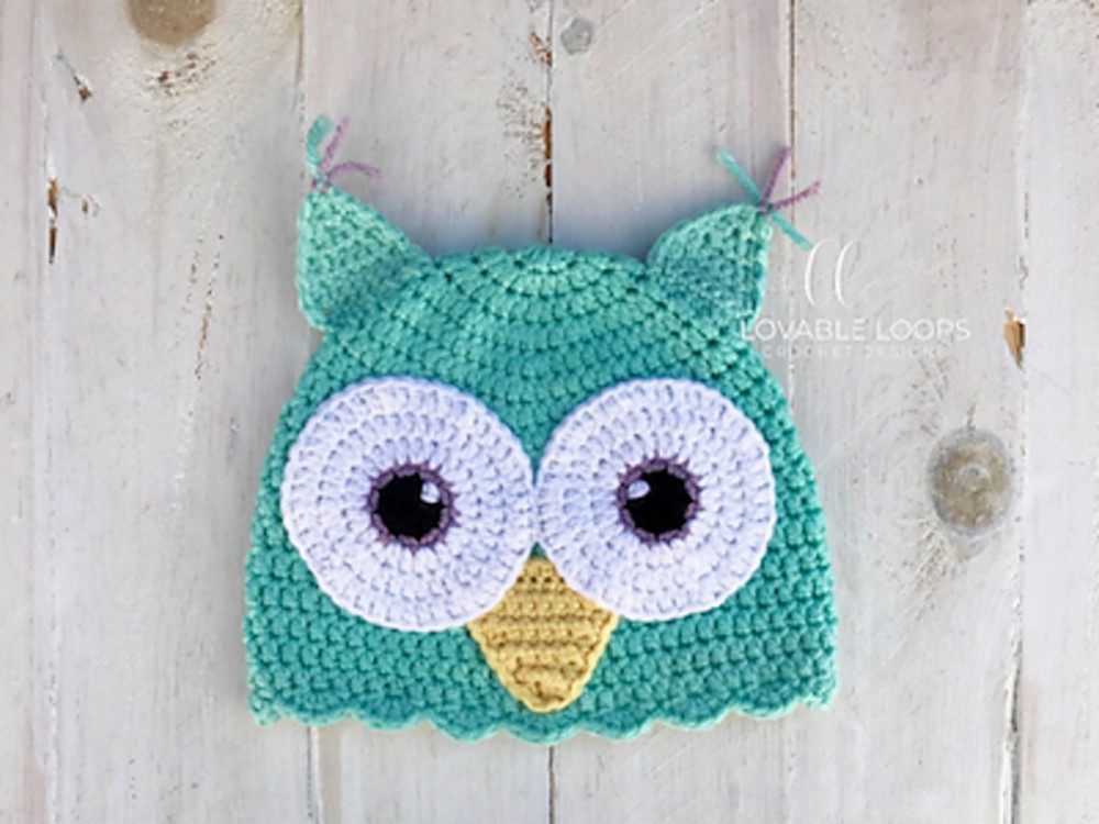 Make A Crochet Owl Hat
