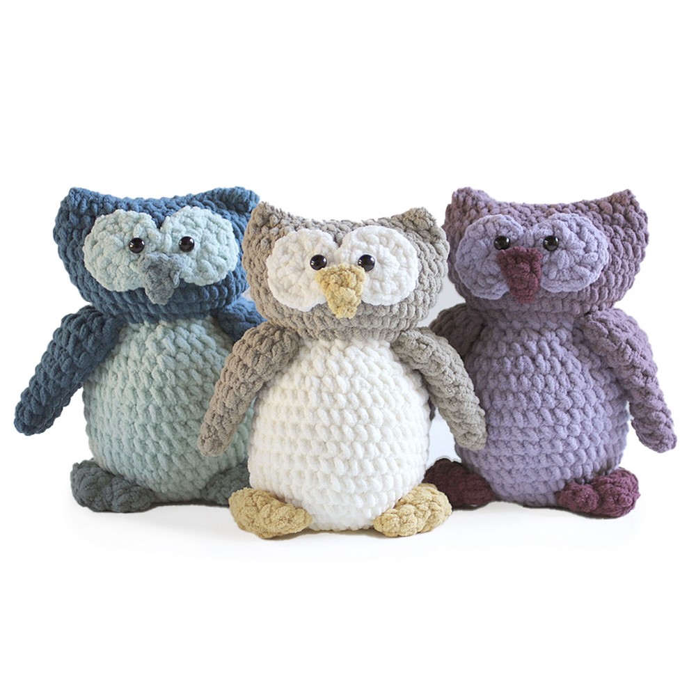 Ollie Owl Trio Softie Pattern
