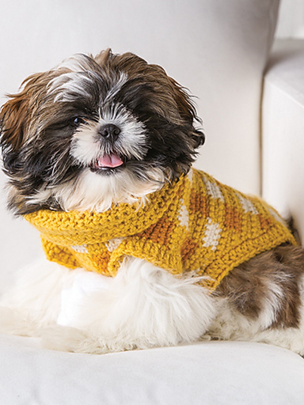 Gingham Style Dog Sweater