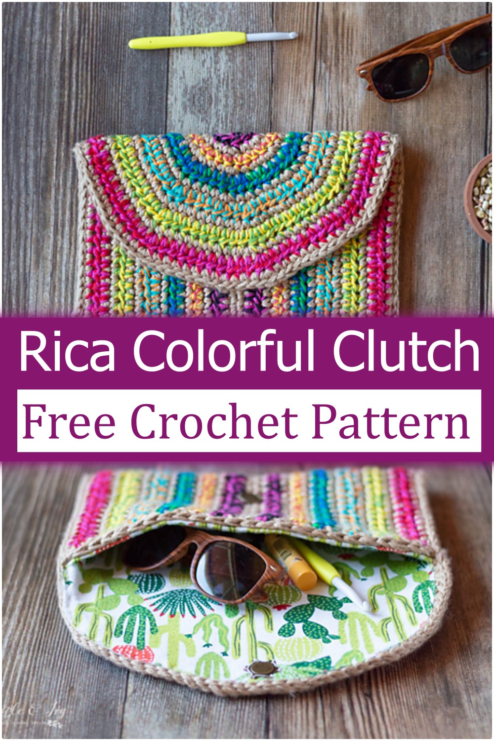 Rica Colorful Clutch