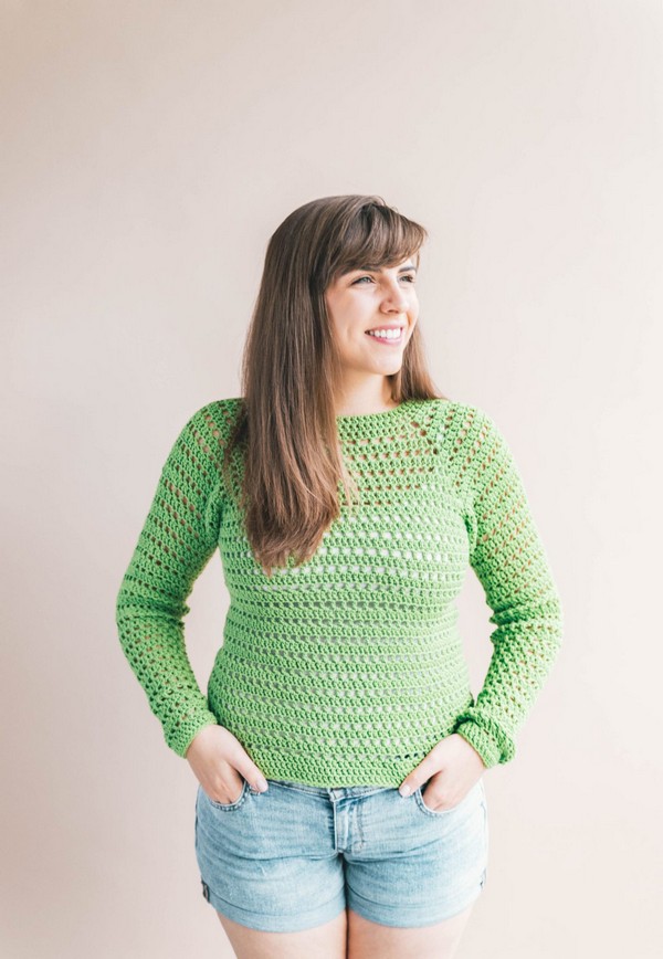 Simple Crochet Sweater Pattern Free