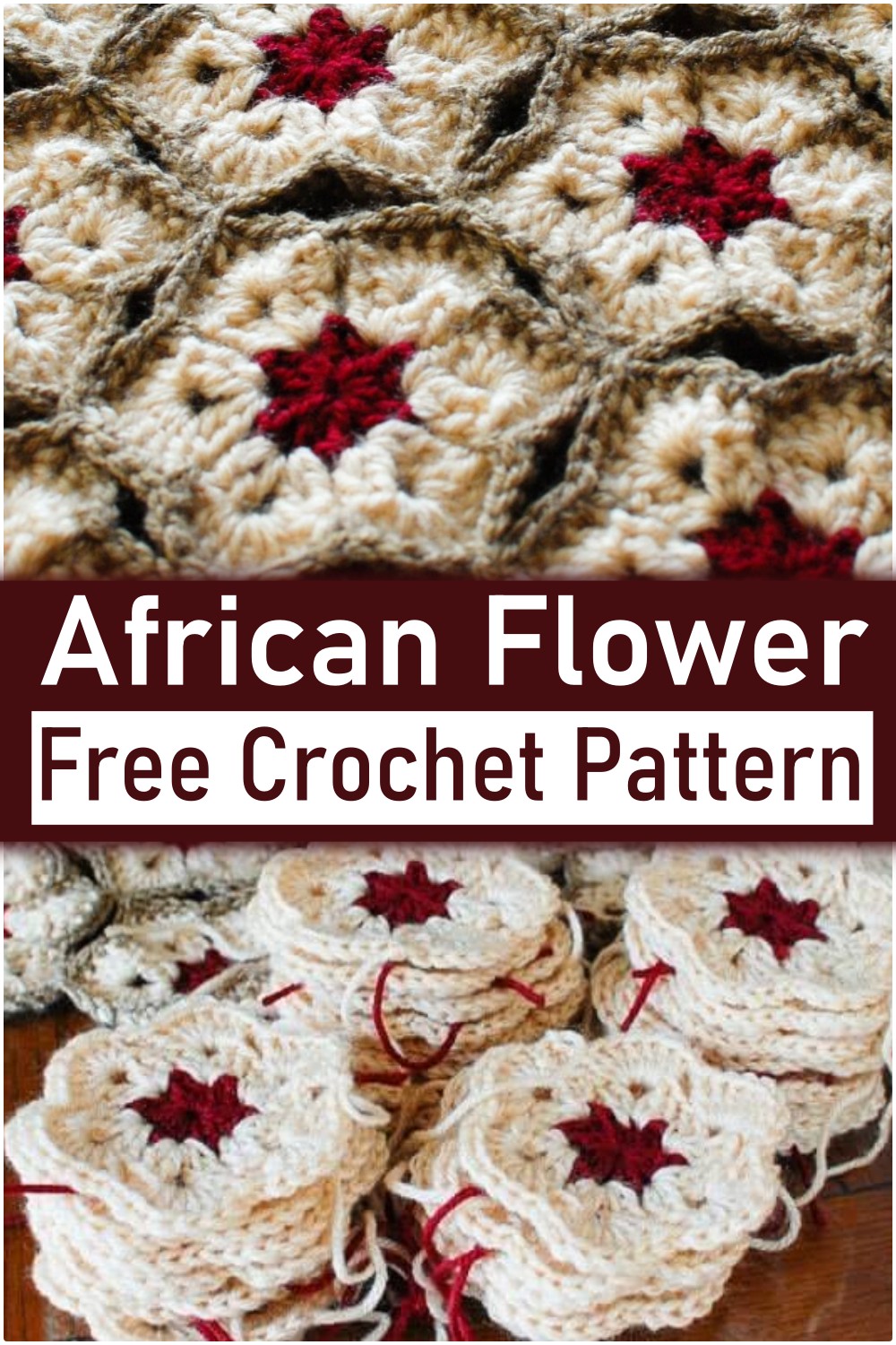 African Flower Crochet Pattern