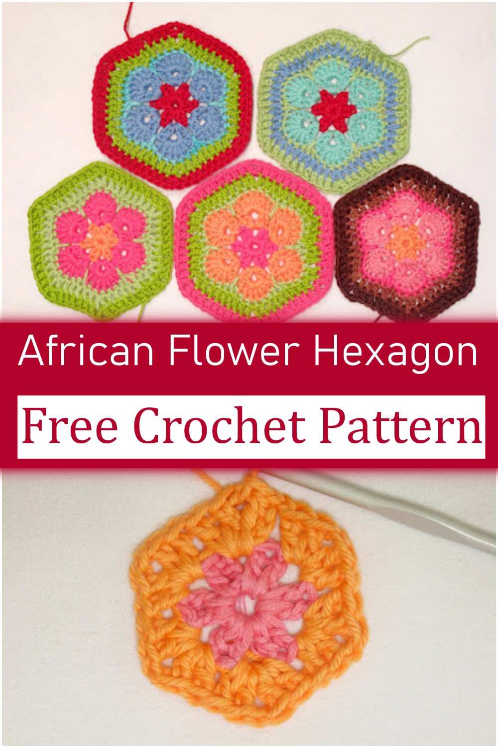 African Flower Hexagon