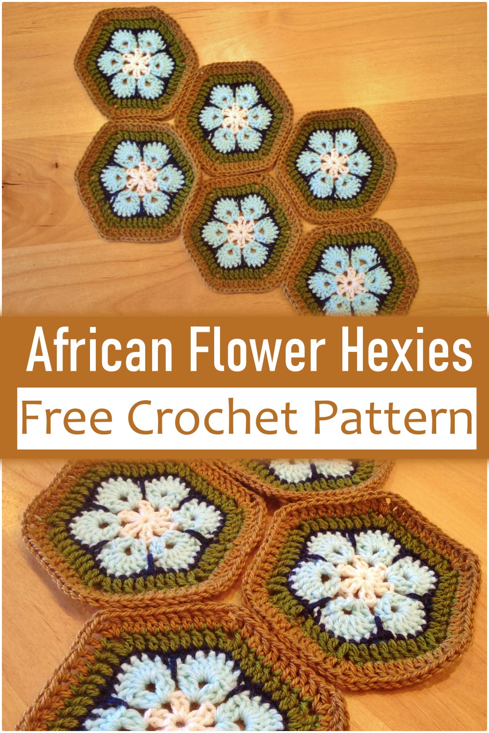 African Flower Hexies