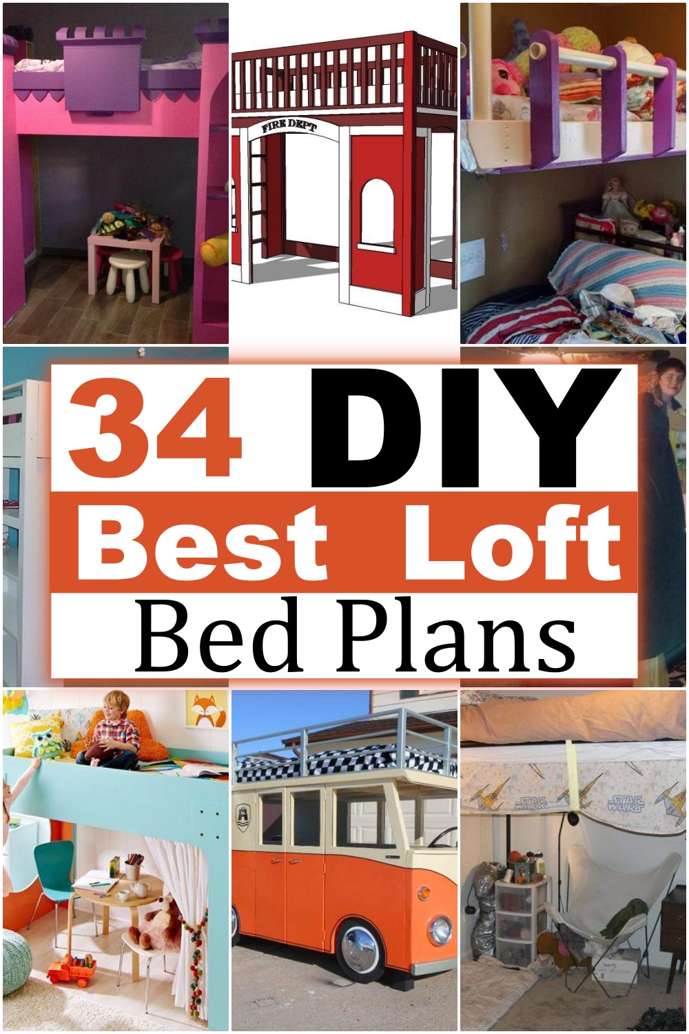 Best DIY Loft Bed Plans 
