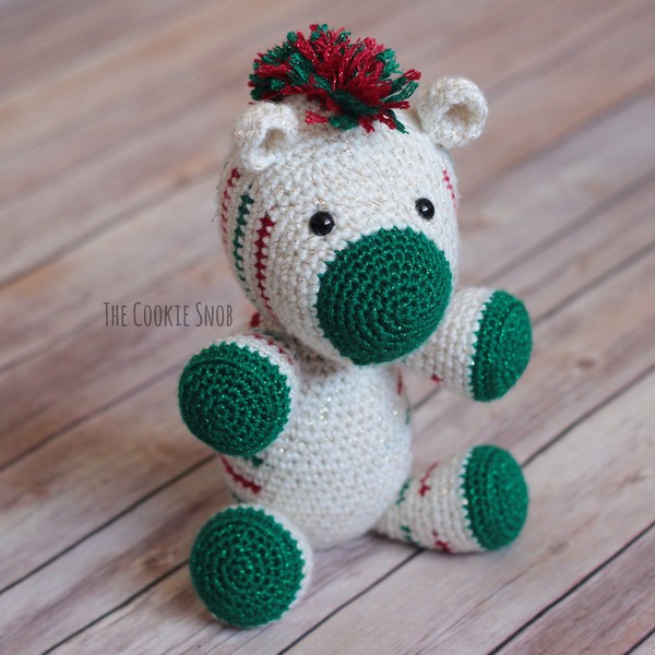 Crochet Christmas Zebra