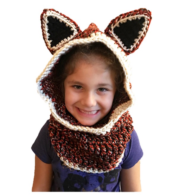 Crochet Hooded Fox Cowl