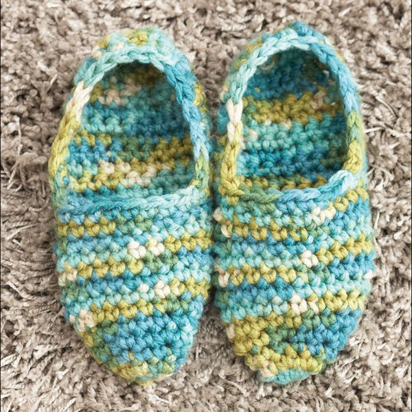 Crochet Quickie Slippers Pattern