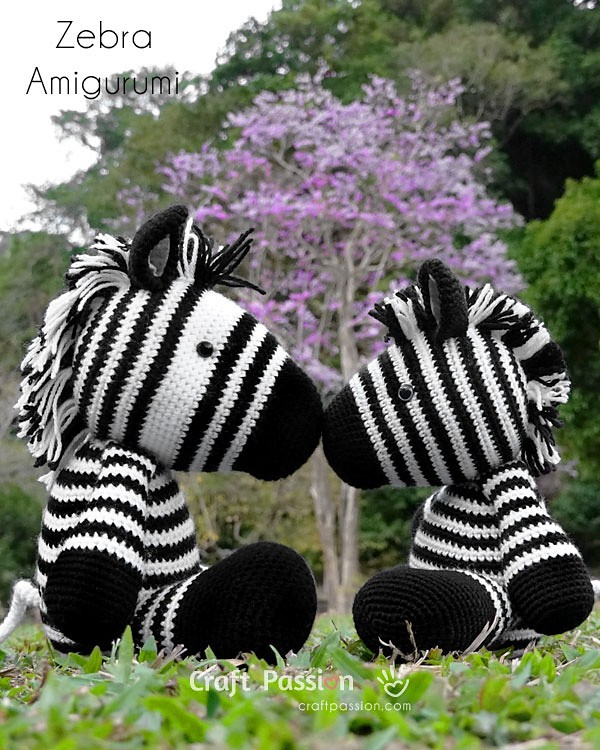 Crochet Zeezee Zebra Amigurumi