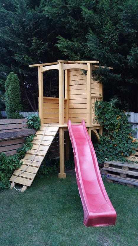 DIY Slide For Treehouse