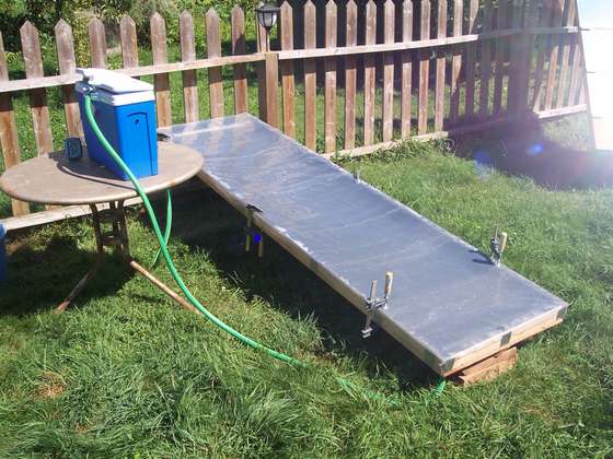 DIY Simple Solar Water Heater