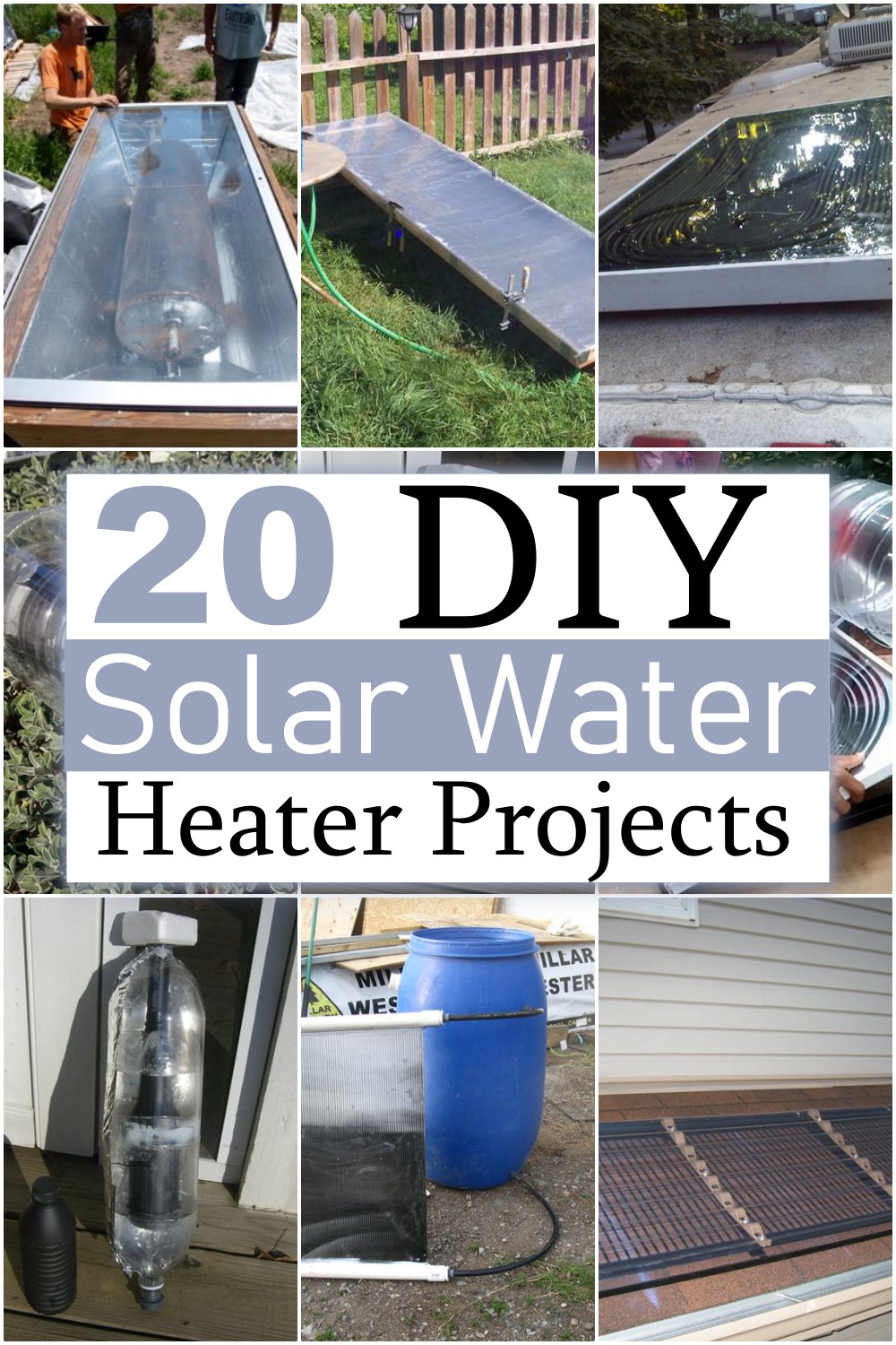 DIY Solar Water Heater Projects