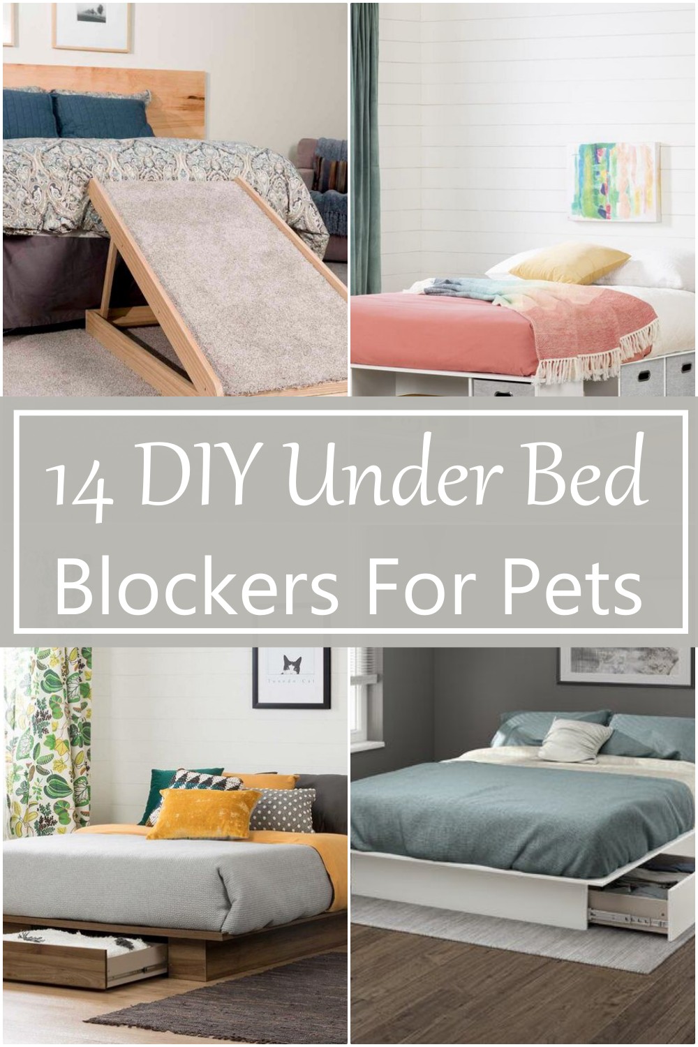 DIY Under Bed Blockers For Pets