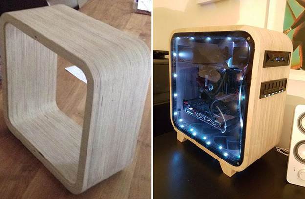 DIY Wooden Computer Case 6
