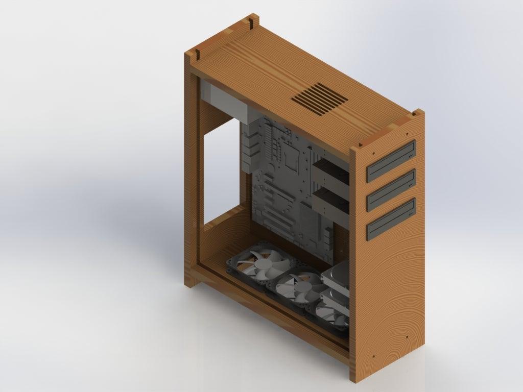 DIY Wooden Computer Case