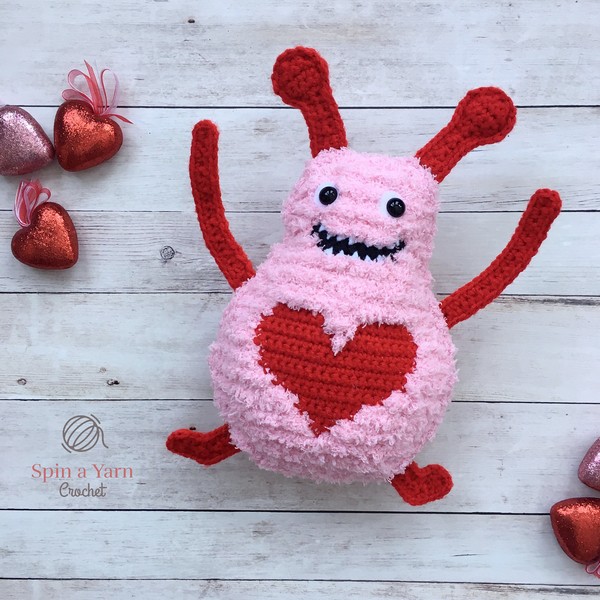 Fuzzy Crochet Monster