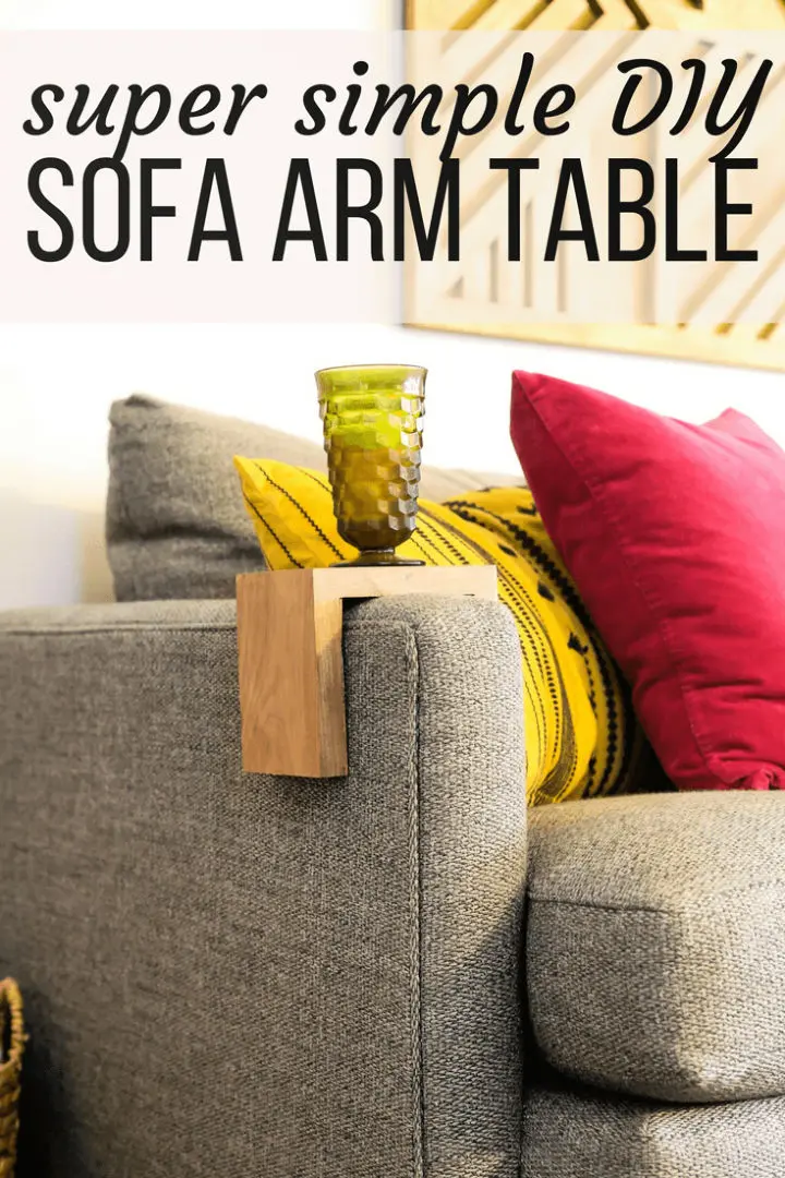 Sofa Arm Table Plan