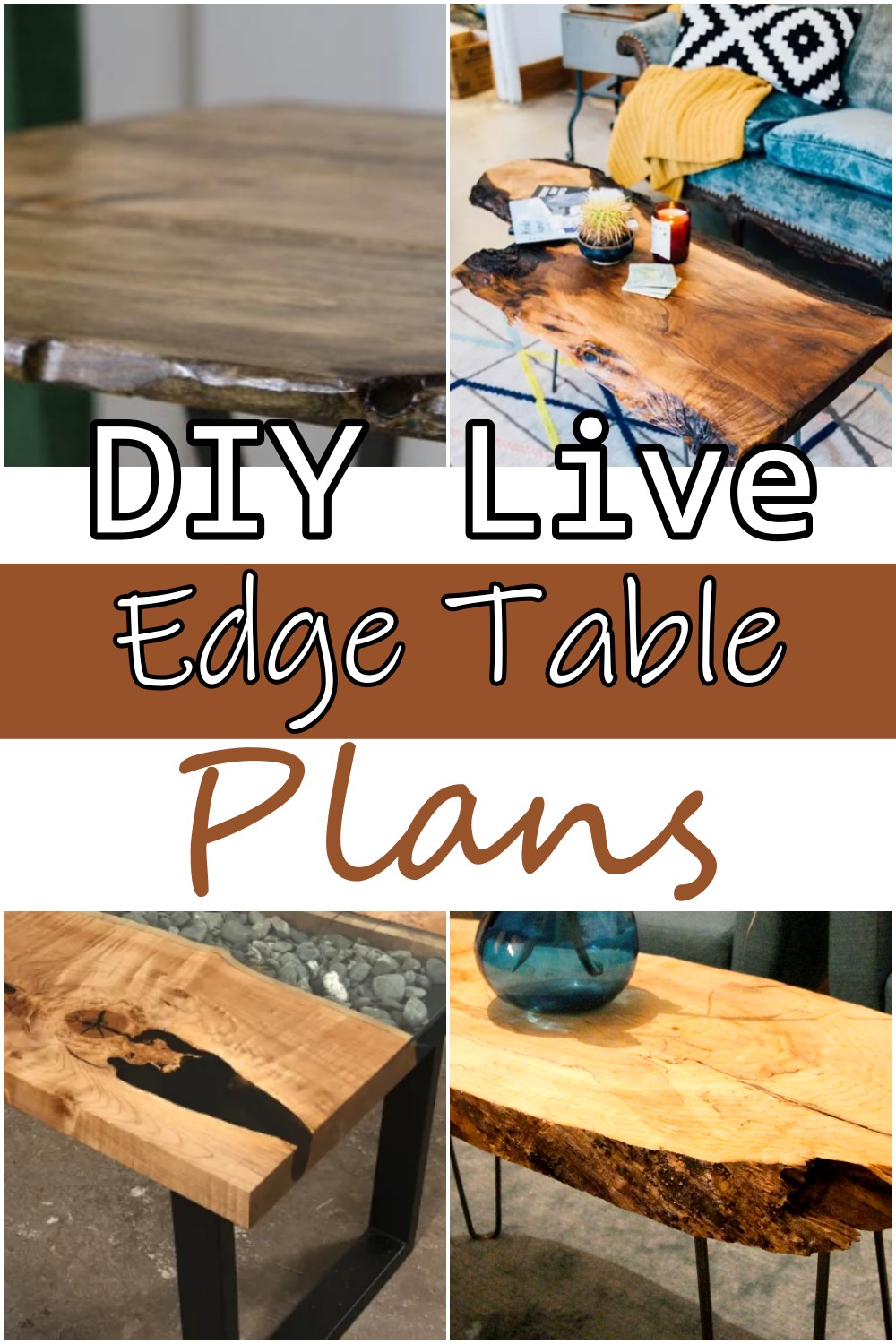 15 DIY Live Edge Table Plans