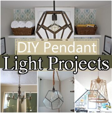 23 DIY Pendant Light Projects To Brighten Up Your Home