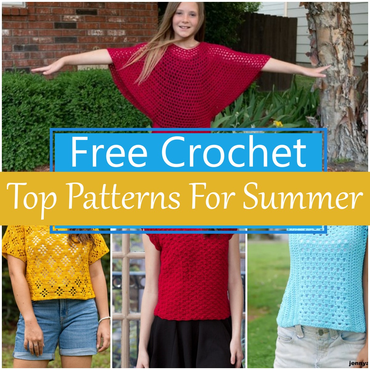 65+ Free Crochet Top Patterns For Summer - DIY Crafts