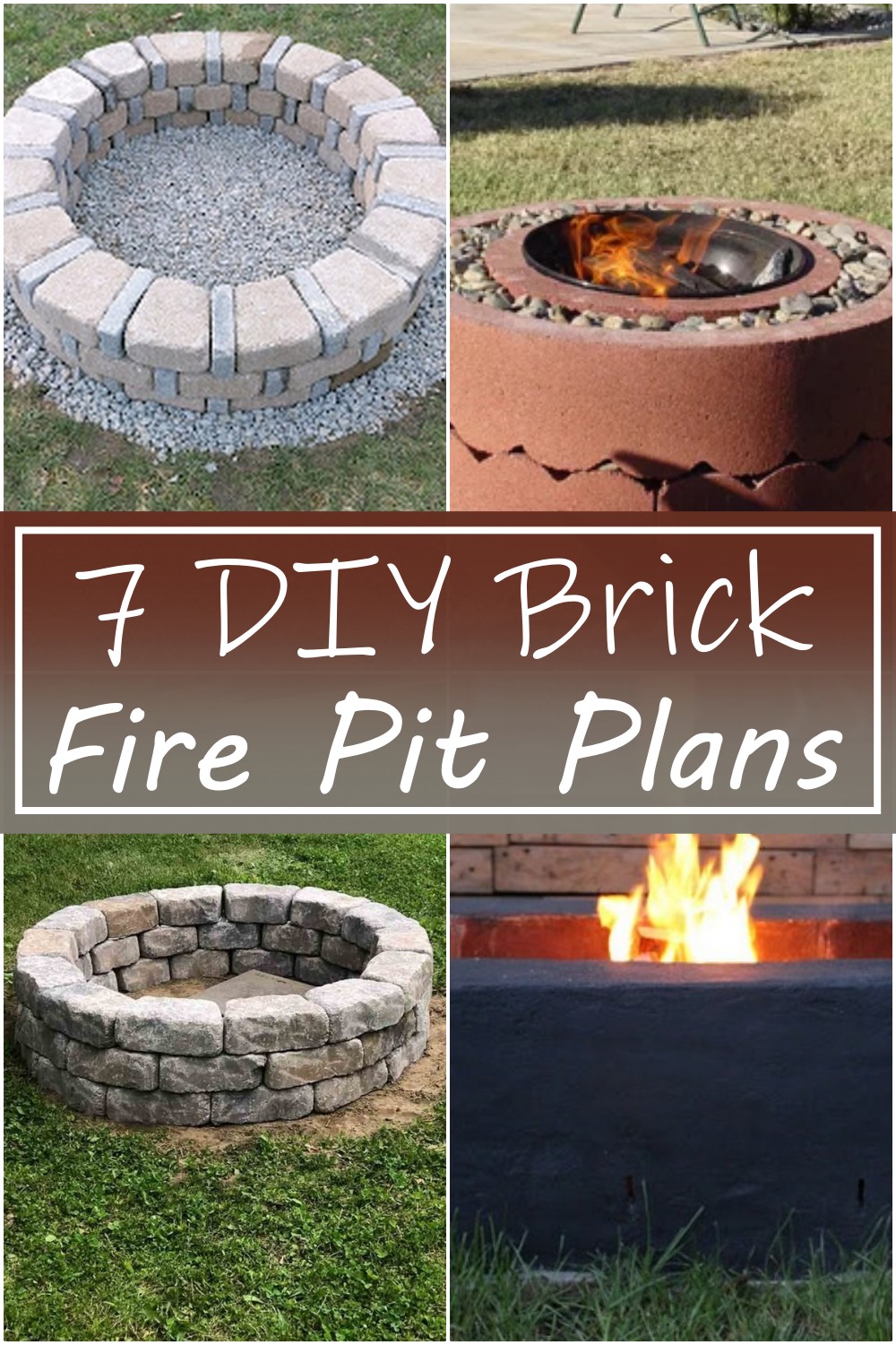 DIY Brick Fire Pit Plans