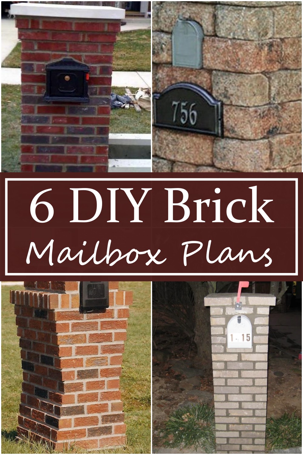 DIY Brick Mailbox Plans