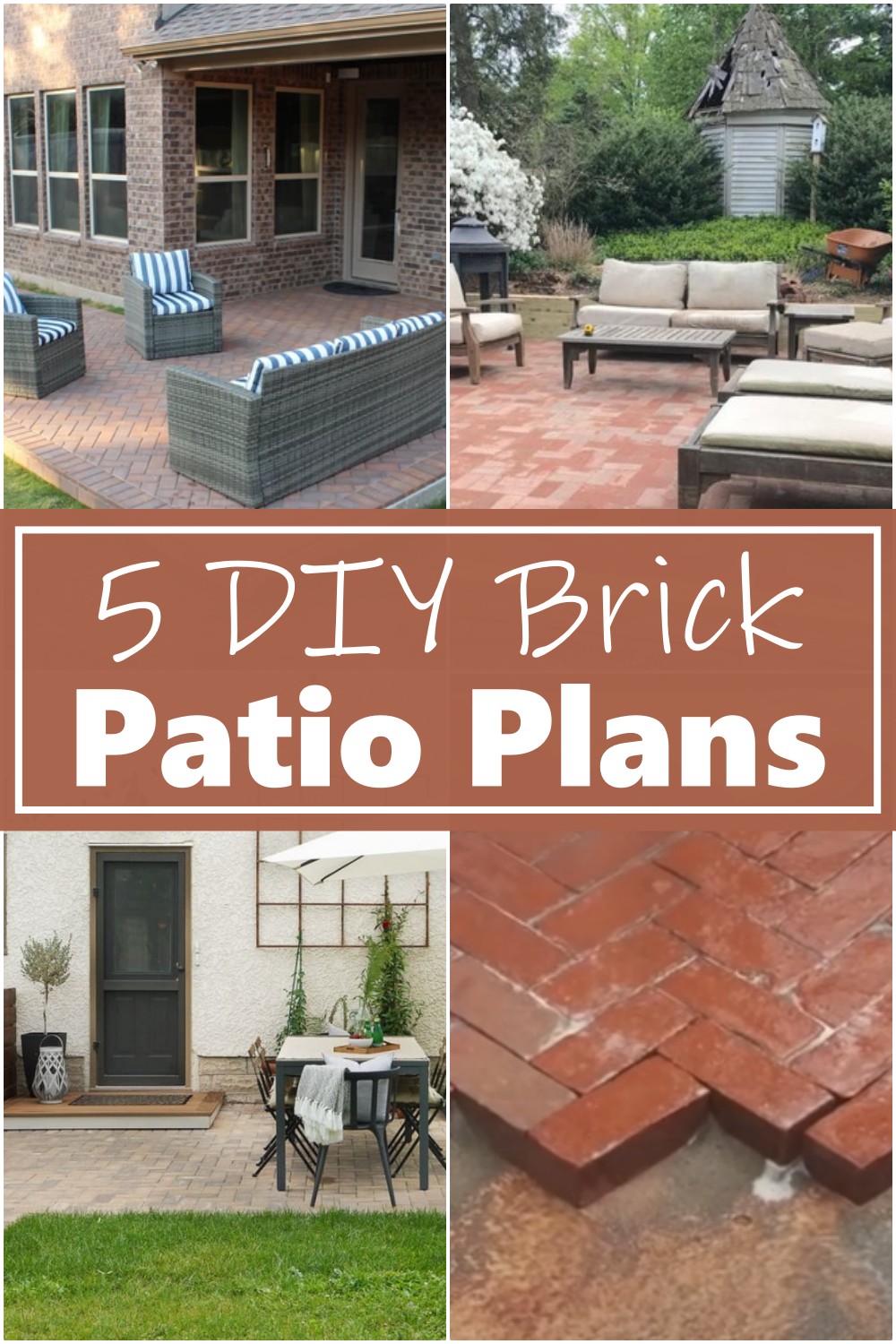 DIY Brick Patio Plans