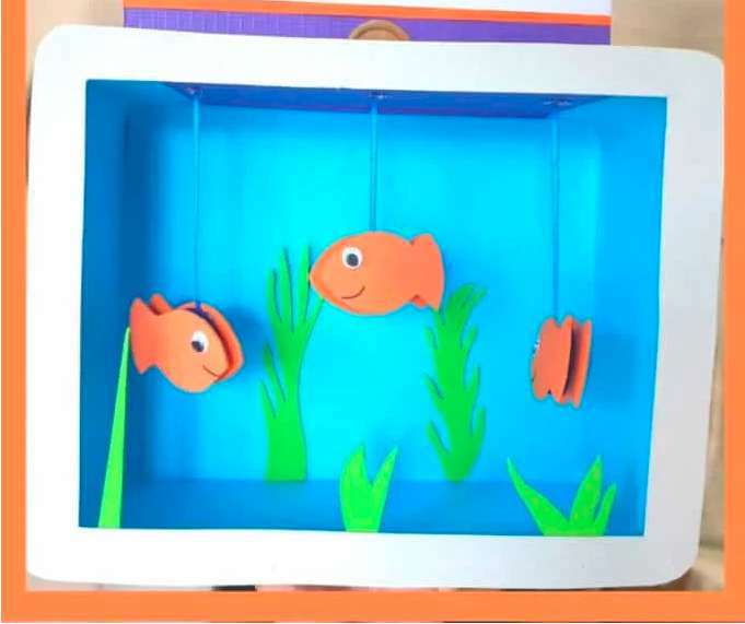 DIY Cardboard Fish Tank