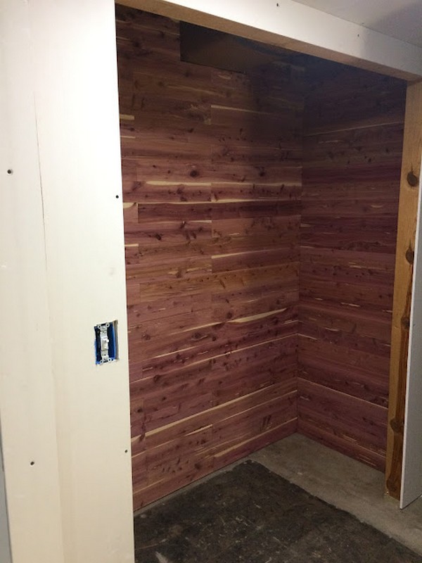 DIY Cedar Lined Closet Plan