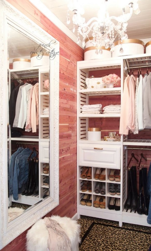 French Country Cottage Closet Plan
