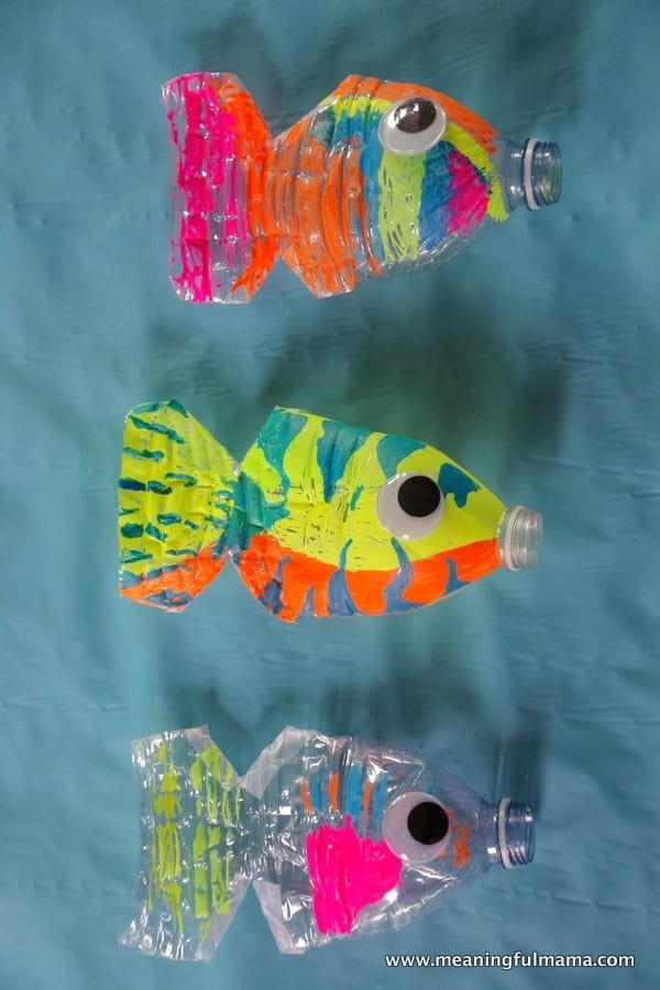 Water Bottle Fish Craft Idea