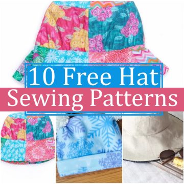 10 Free Hat Sewing Patterns
