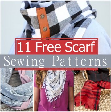 11 Free Scarf Sewing Patterns