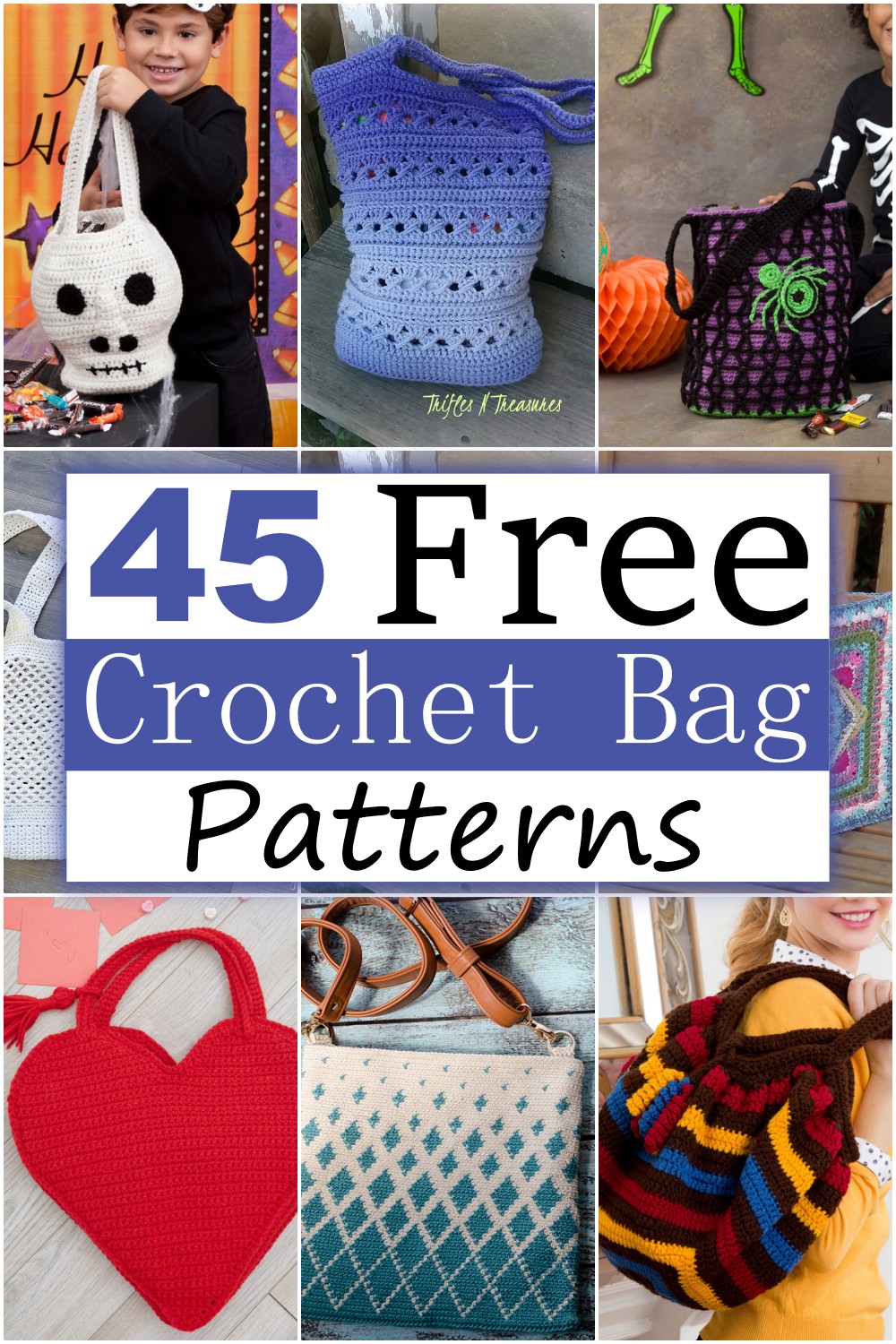 45 Free Crochet Bag Patterns Of All Kinds