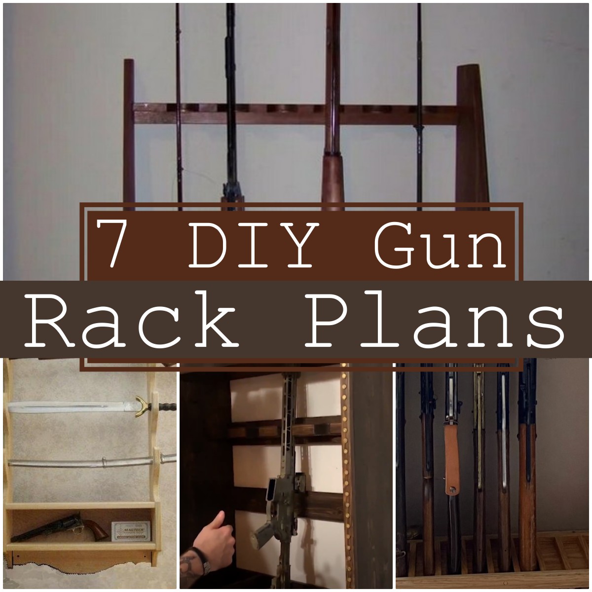 7 DIY Gun Rack Plans DIY Crafts