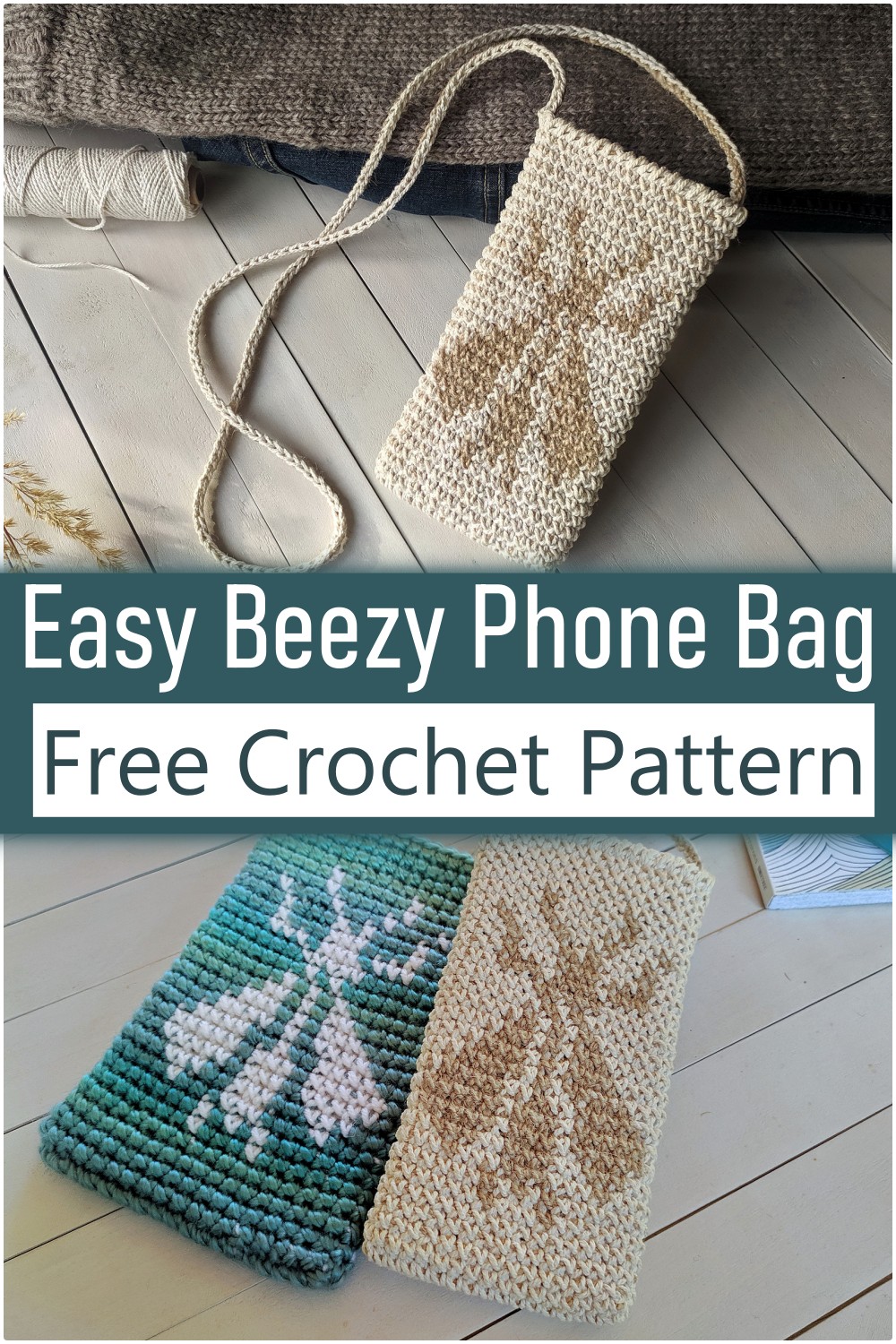 Beezy Phone Easy Crochet Bag Pattern