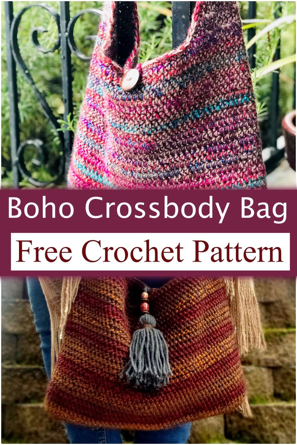 Boho Crossbody Crochet Bag Pattern