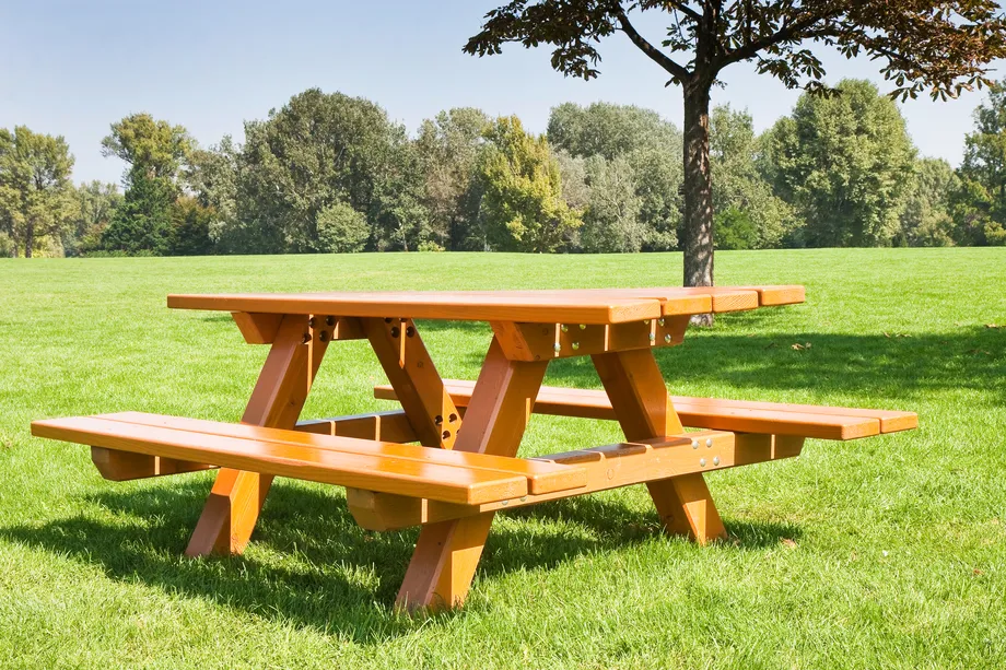 Build A Picnic Table With Attached Benches