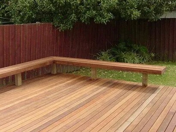 Built In Deck Bench Seating