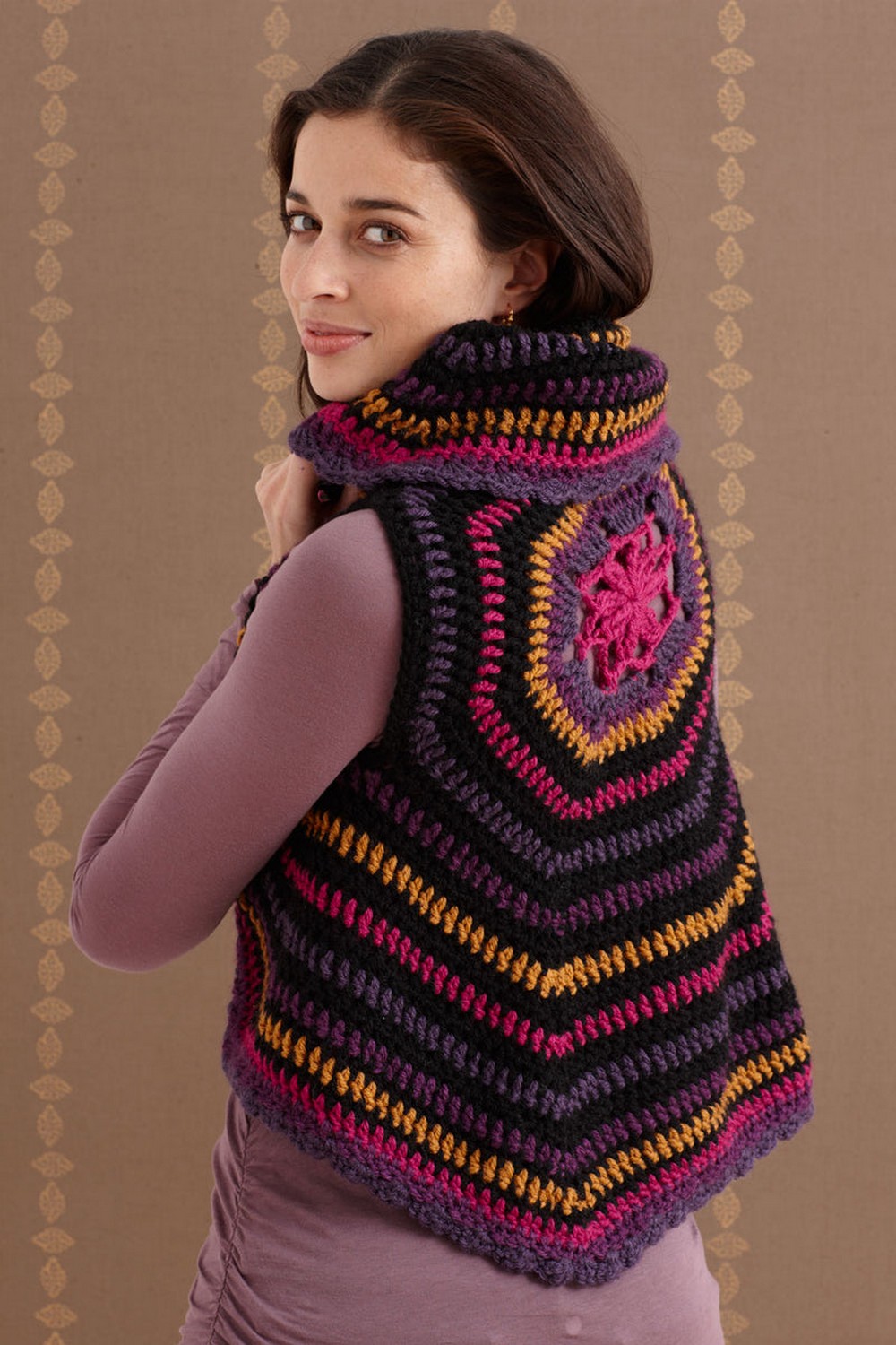 Circle Vest Idea To Crochet In Adult Size